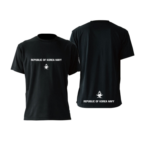마크레터링 해군 에어쿨링 티셔츠