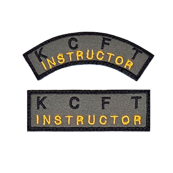 KCFT INSTRUCTOR 전투체력지도사 특수교육패치 와펜
