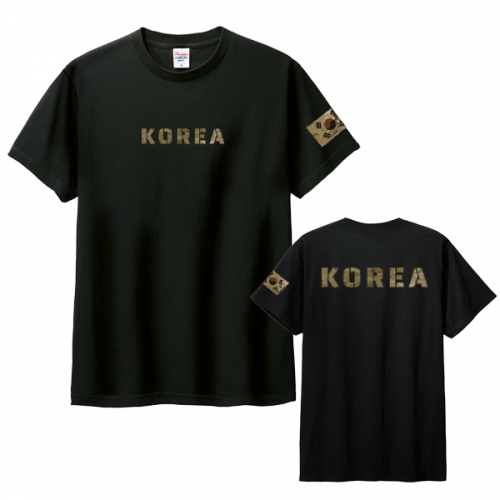 멀티카모 KOREA 반팔 블랙 티셔츠