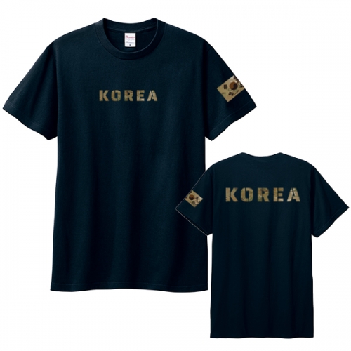 멀티카모 KOREA 반팔 네이비 티셔츠