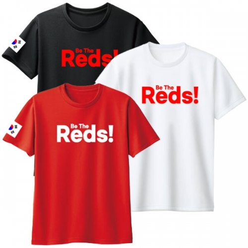 붉은악마 반팔 라운드 월드컵 축구 응원 티셔츠