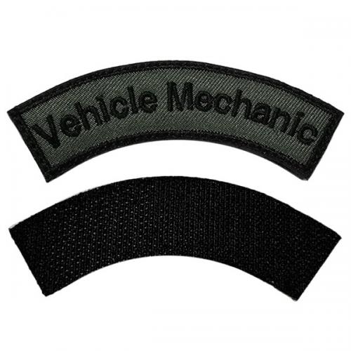 Vehicle Mechanic 특수교육패치 와펜 라운드패치