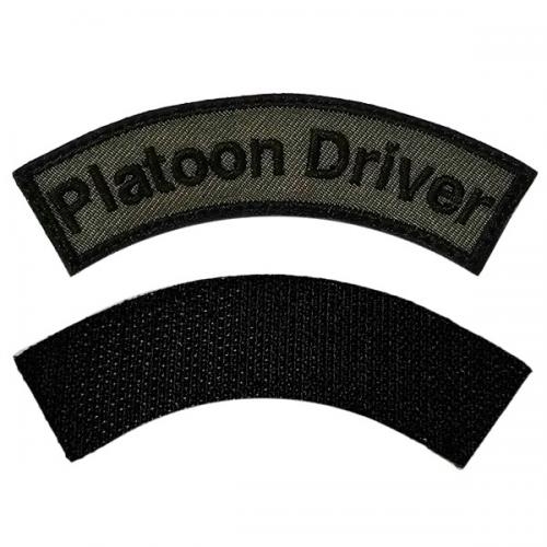 Platoon Driver 특수교육패치 와펜 라운드패치