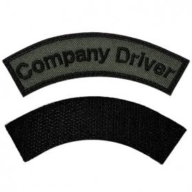 Company Driver 특수교육패치 와펜 라운드패치