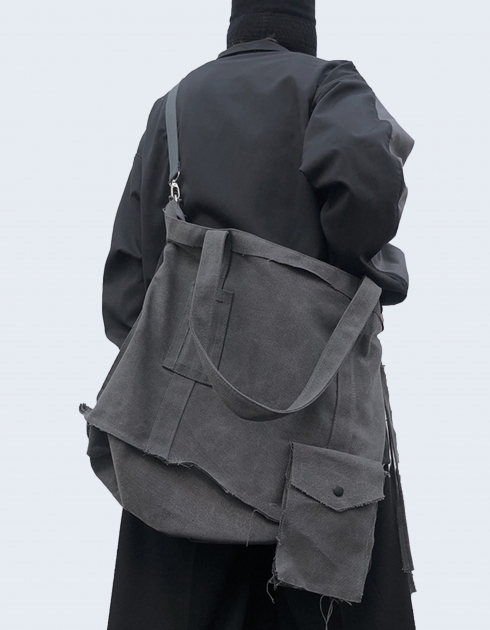 Canvas shoulder messenger bag