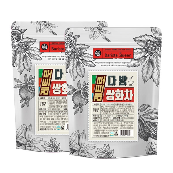 바리스타퀸 레트로 다방 쌍화차 파우더 700g 2개세트