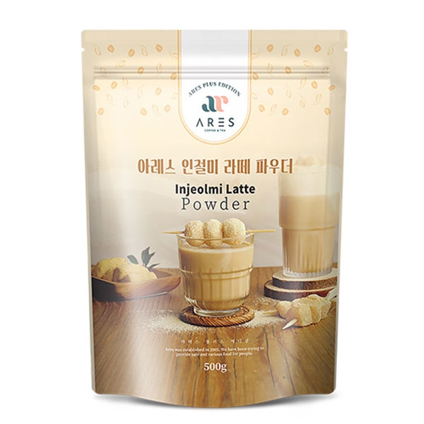 아레스 인절미 라떼 파우더 500g