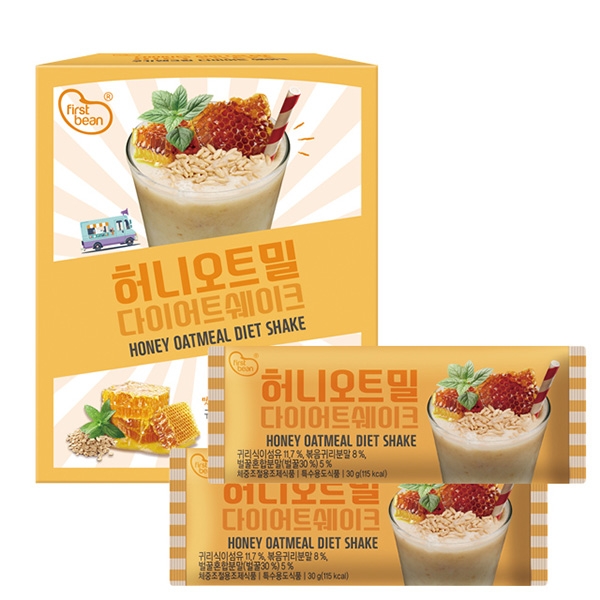 한미양행 퍼스트빈 허니오트밀맛 다이어트 쉐이크 25g 14포