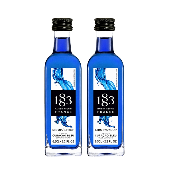 1883 미니 블루큐라소 시럽 65ml 2개세트