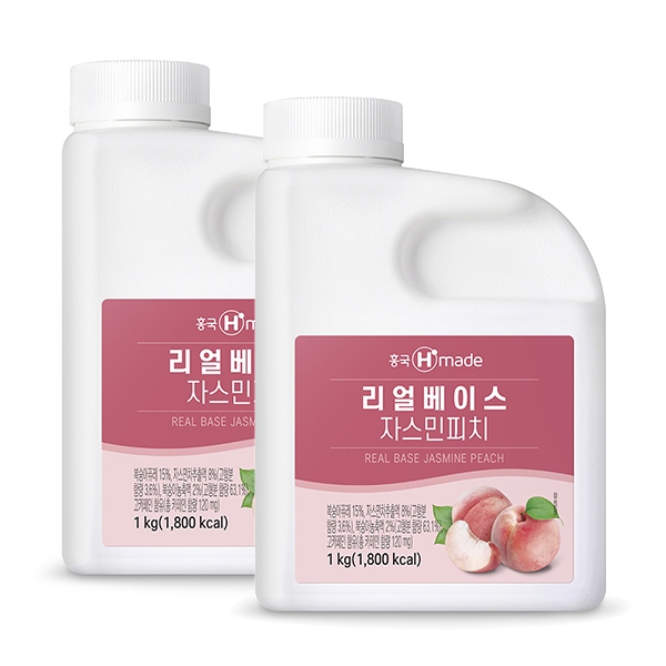 흥국 리얼베이스 자스민 피치 1kg 2개세트