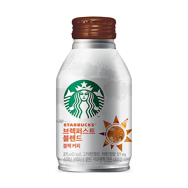 스타벅스 브렉퍼스트 블렌드 블랙커피 275ml 6개세트