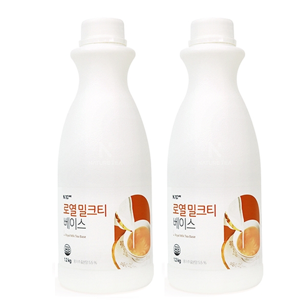 네이쳐티 로열 밀크티 베이스 1.2kg 2개세트