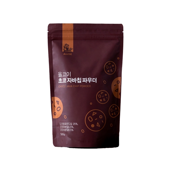 올코이 초코 자바칩 파우더 500g