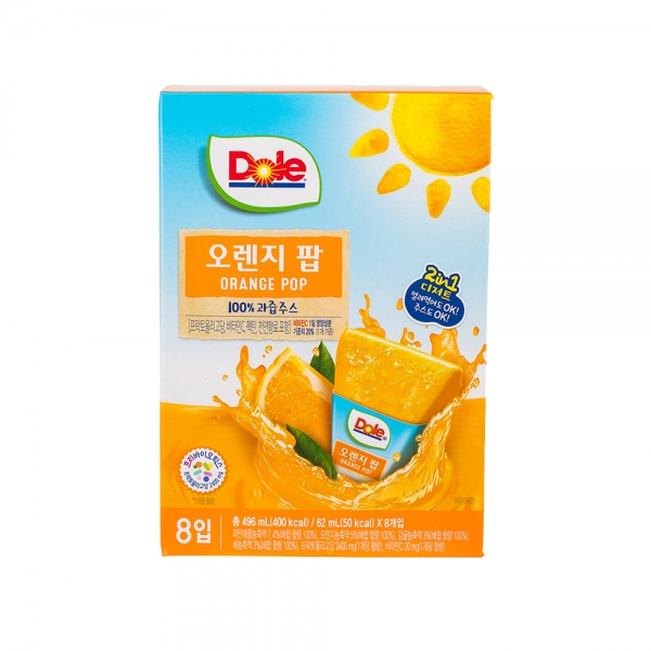 Dole 오렌지팝 62ml 1박스 80개입