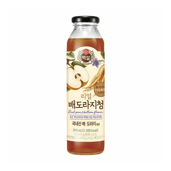 백설 리얼 배도라지청 310ml