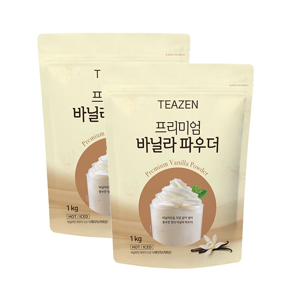 티젠 프리미엄 바닐라 파우더 1kg 2개세트