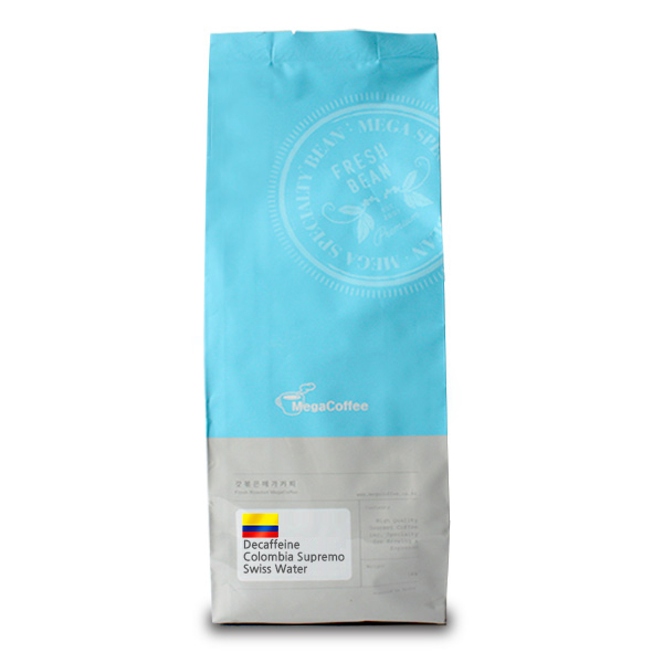 디카페인 갓볶은메가커피 콜롬비아 수프리모 스위스워터 1kg