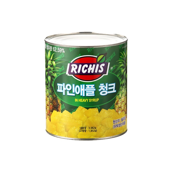 동서 리치스 파인애플 청크 3kg