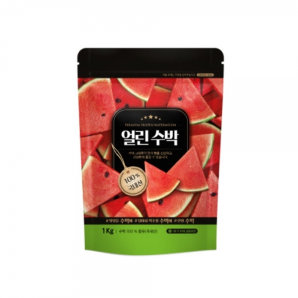 뉴뜨레 냉동 수박청크 국산 1kg 10개세트