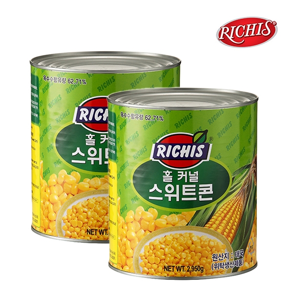 동서 리치스 홀 커널 스위트 콘 2.95kg 2개세트