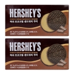 허쉬 초코크림 샌드위치 쿠키 75g 2개세트