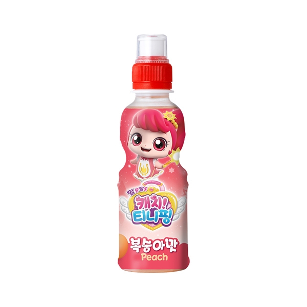 웅진 캐치티니핑 복숭아 200ml