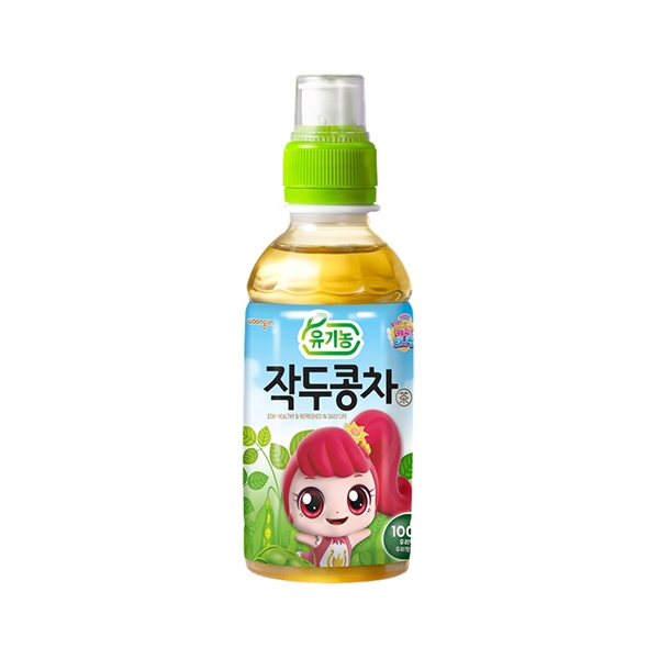 웅진 캐치티니핑 유기농 작두콩차 200ml 1박스 24개