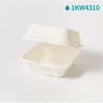 [소분판매-업체발송] [뚜껑일체] 펄프 용기 450ml W50개/ KW4310