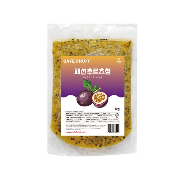 카페프룻 과육이살아있는 패션푸르트청 1kg