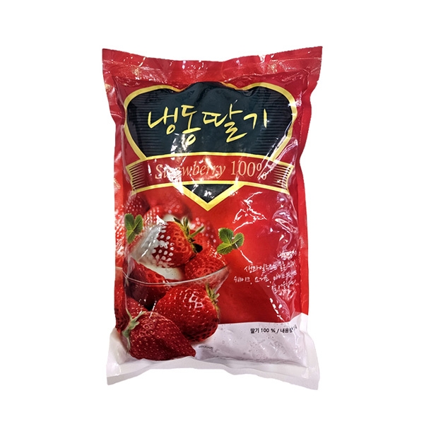 푸드웰 냉동딸기 중국산 1kg 3개세트