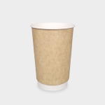 [업체발송] 380ml(13온스) 네츄럴 크라프트 2중 단열컵 1박스 500개