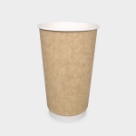 [업체발송] 480ml(16온스) 네츄럴 크라프트 2중 단열컵 1박스 500개