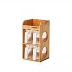 [업체발송] 오리스타 우드 양념통 400ml 4P(소)