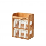 [업체발송] 오리스타 우드 양념통 400ml 6P(가로형, 소)