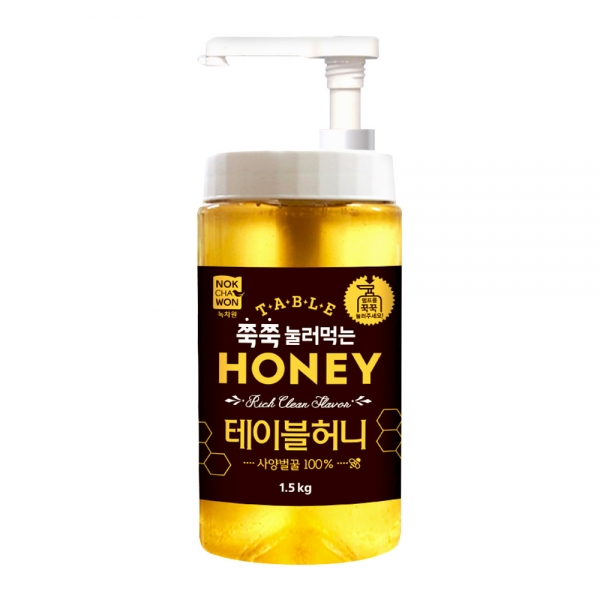 녹차원 테이블허니 사양벌꿀 1.5kg
