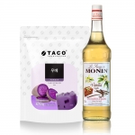 [MEGA SALE 우베 바닐라 라떼] 타코 우베 파우더 870g + 모닌 바닐라 시럽 1000ml