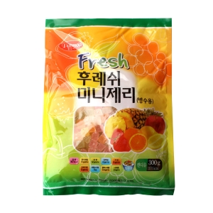 팥모아 빙수용 과일맛 젤리 300g