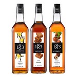 1883 카라멜+바닐라+로스티드 헤이즐넛시럽 1000ml 3종세트