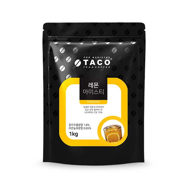 타코 레몬 아이스티 1kg 1박스 12개