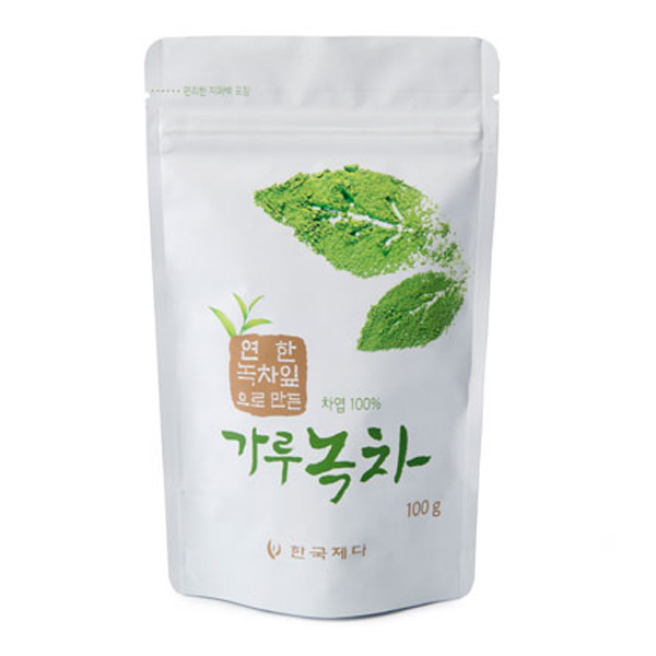 한국제다 국산 작설 가루 녹차말차 100g