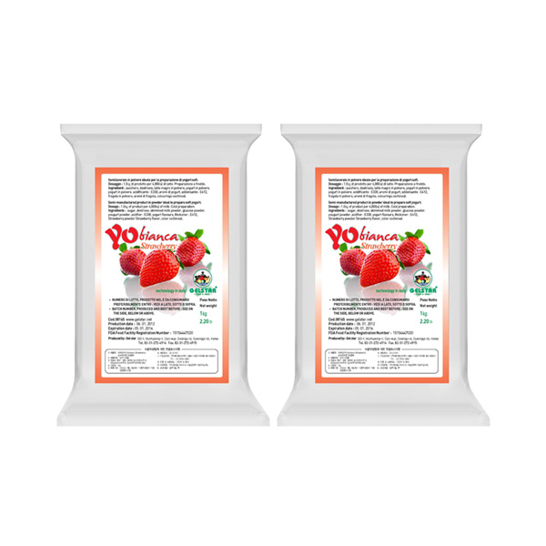 젤스타 요비앙카 딸기 요거트 파우더 1kg 2개세트
