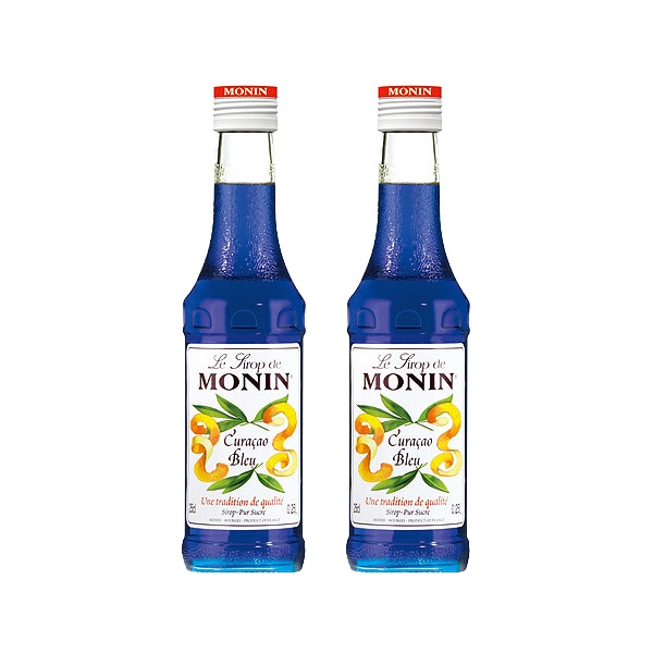 모닌 미니 블루큐라소시럽 250ml 2개세트