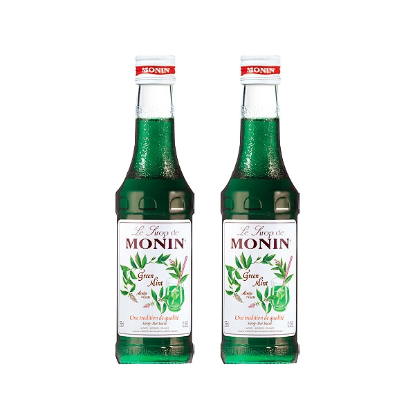 모닌 미니 그린민트시럽 250ml 2개세트