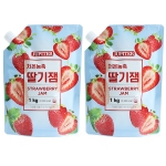 쥬피터 저온농축 딸기 잼 1kg 2개세트