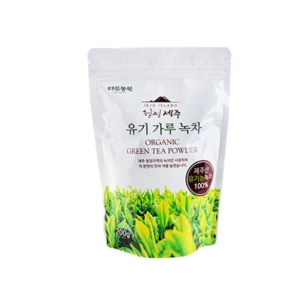 다농원 청정제주 유기가루녹차 200g