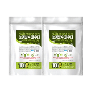 다농원 빙수친구 눈꽃빙수 녹차맛 파우더 1.1kg 2개세트