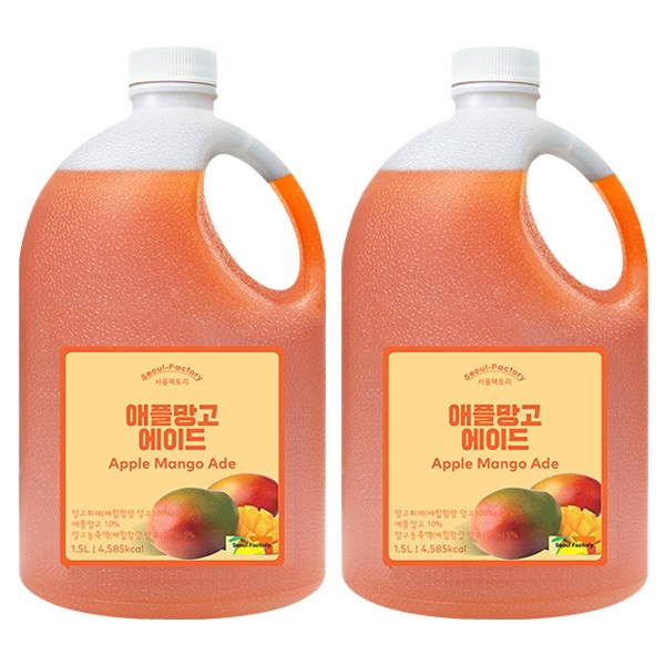 서울팩토리 애플망고에이드 1.5L 2개세트