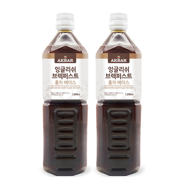 아크바 잉글리쉬 브렉퍼스트 홍차베이스 1000ml 2개세트