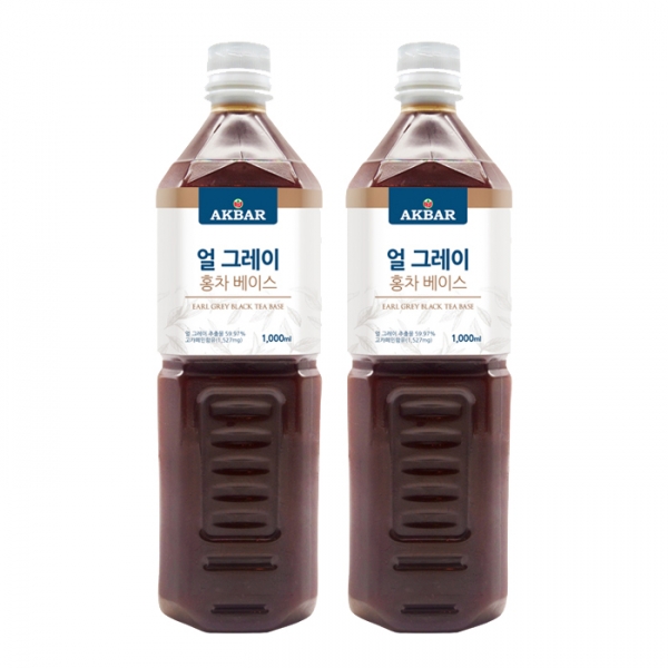 아크바 얼그레이 홍차베이스 1000ml 2개세트