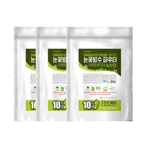 다농원 빙수친구 눈꽃빙수 녹차맛 파우더 1.1kg 3개세트